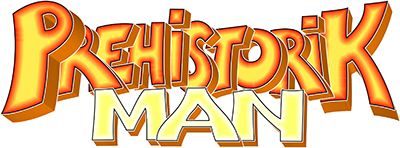 Prehistorik Man logo for GameBoy